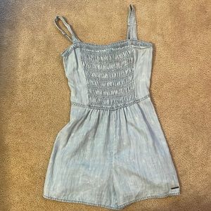 Denim romper
